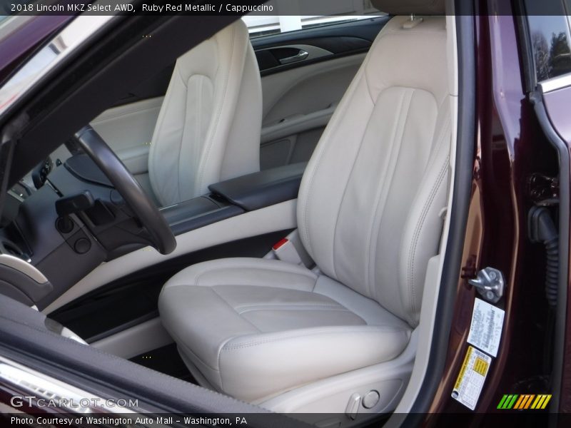 Front Seat of 2018 MKZ Select AWD