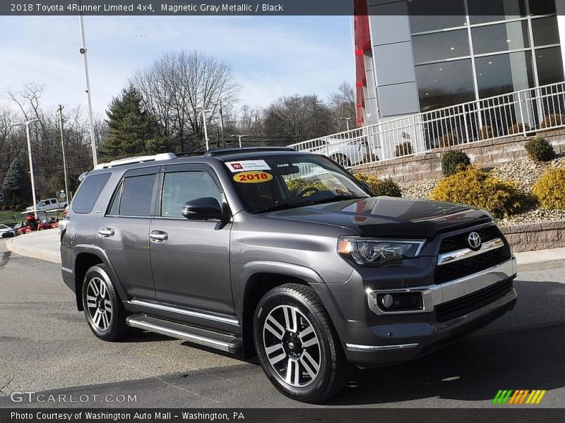 Magnetic Gray Metallic / Black 2018 Toyota 4Runner Limited 4x4