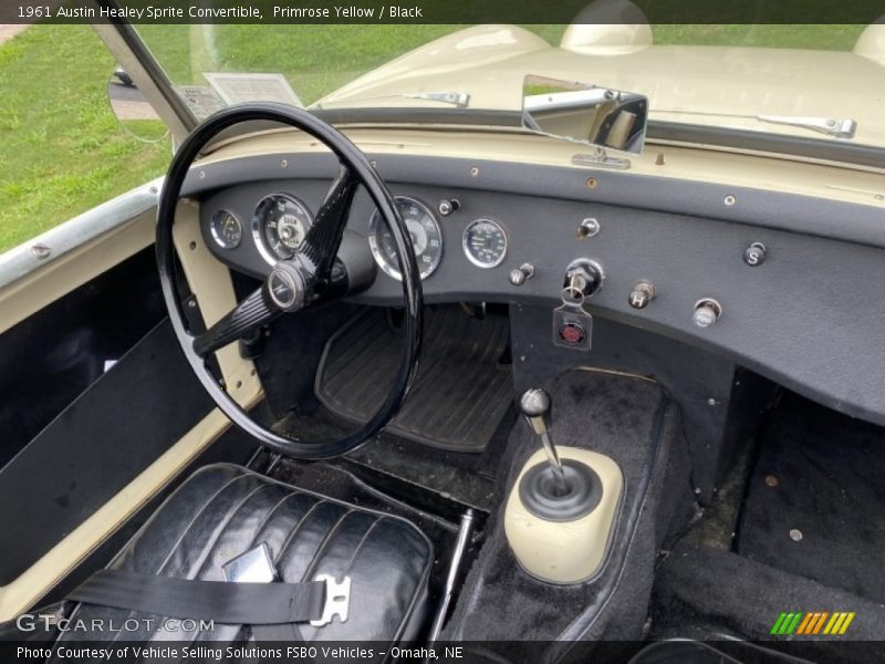  1961 Sprite Convertible Black Interior