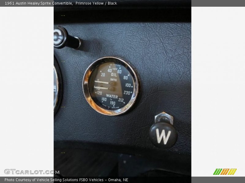  1961 Sprite Convertible Convertible Gauges