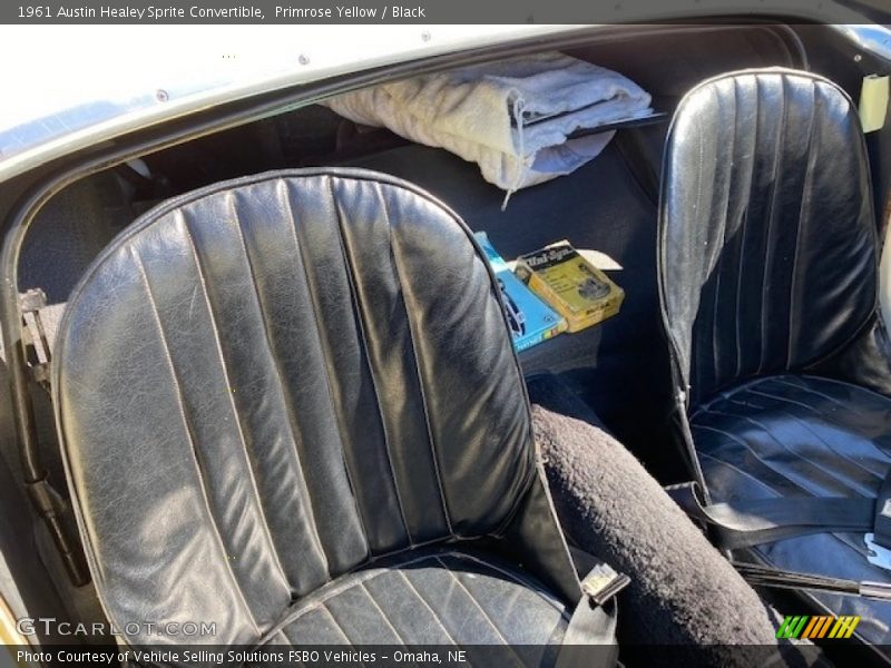 Primrose Yellow / Black 1961 Austin Healey Sprite Convertible