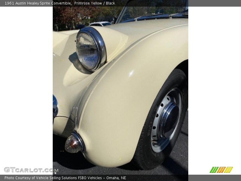 Primrose Yellow / Black 1961 Austin Healey Sprite Convertible
