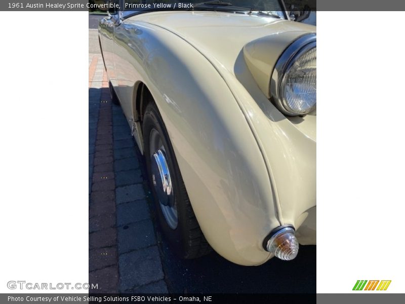 Primrose Yellow / Black 1961 Austin Healey Sprite Convertible