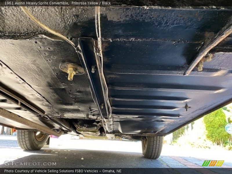 Undercarriage of 1961 Sprite Convertible