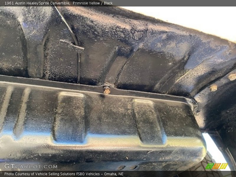 Undercarriage of 1961 Sprite Convertible