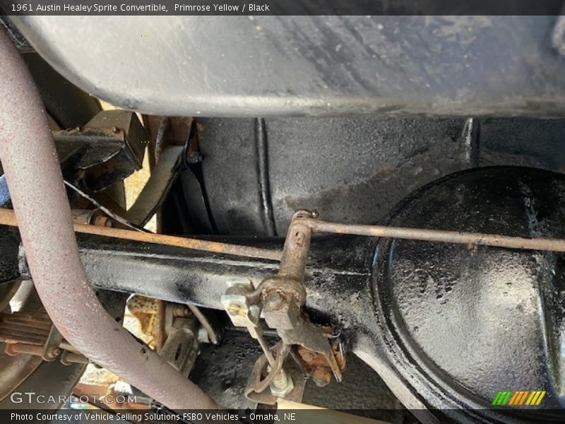 Undercarriage of 1961 Sprite Convertible