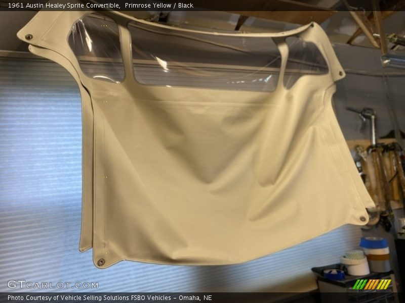 Primrose Yellow / Black 1961 Austin Healey Sprite Convertible