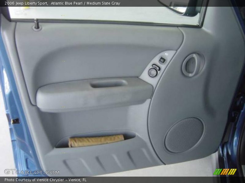Atlantic Blue Pearl / Medium Slate Gray 2006 Jeep Liberty Sport