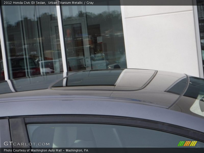 Urban Titanium Metallic / Gray 2012 Honda Civic EX Sedan