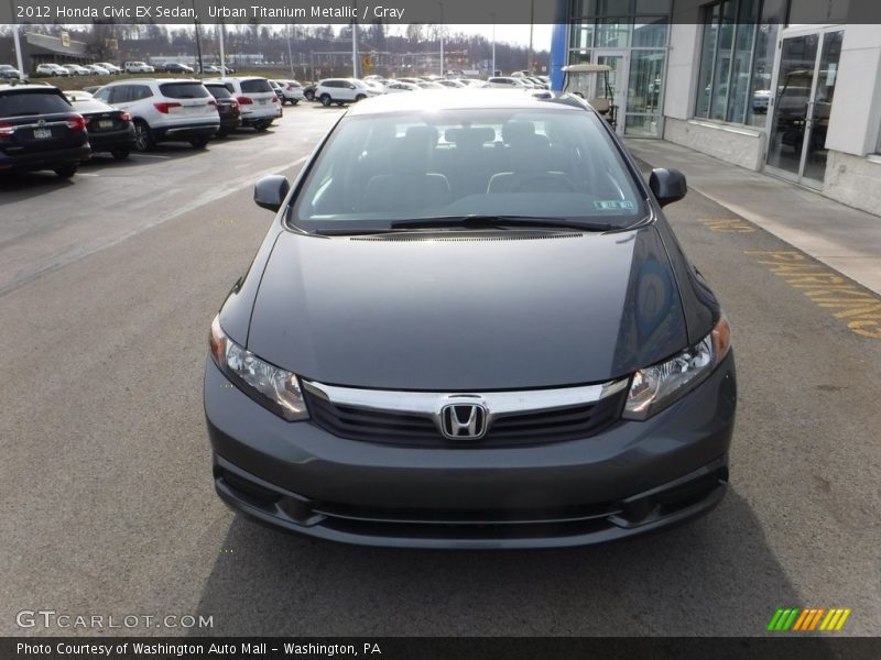 Urban Titanium Metallic / Gray 2012 Honda Civic EX Sedan