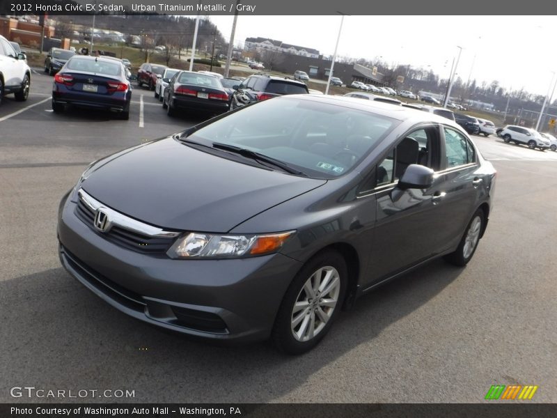 Urban Titanium Metallic / Gray 2012 Honda Civic EX Sedan