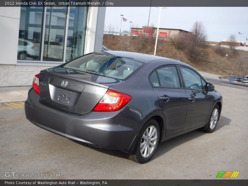 Urban Titanium Metallic / Gray 2012 Honda Civic EX Sedan
