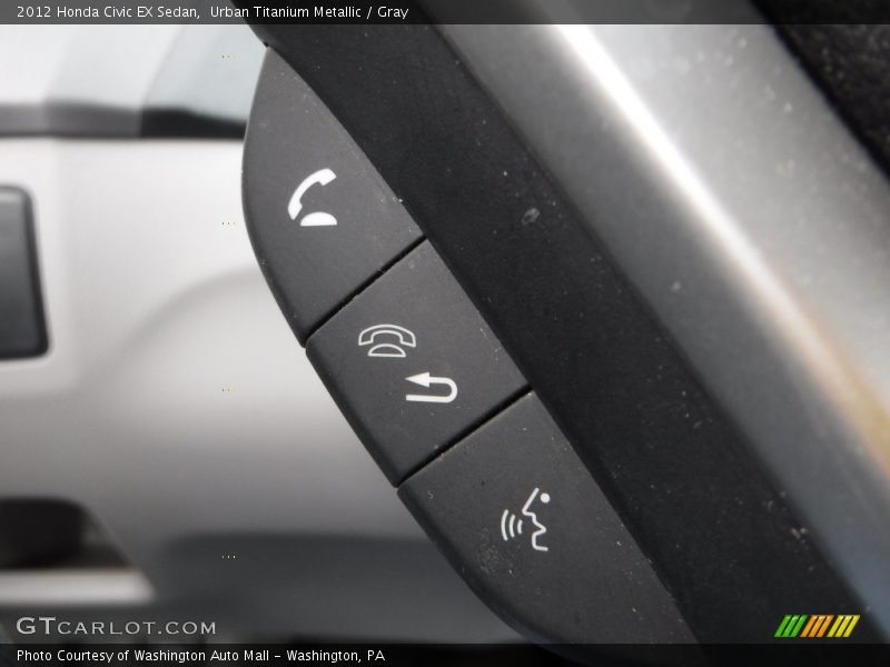 Urban Titanium Metallic / Gray 2012 Honda Civic EX Sedan