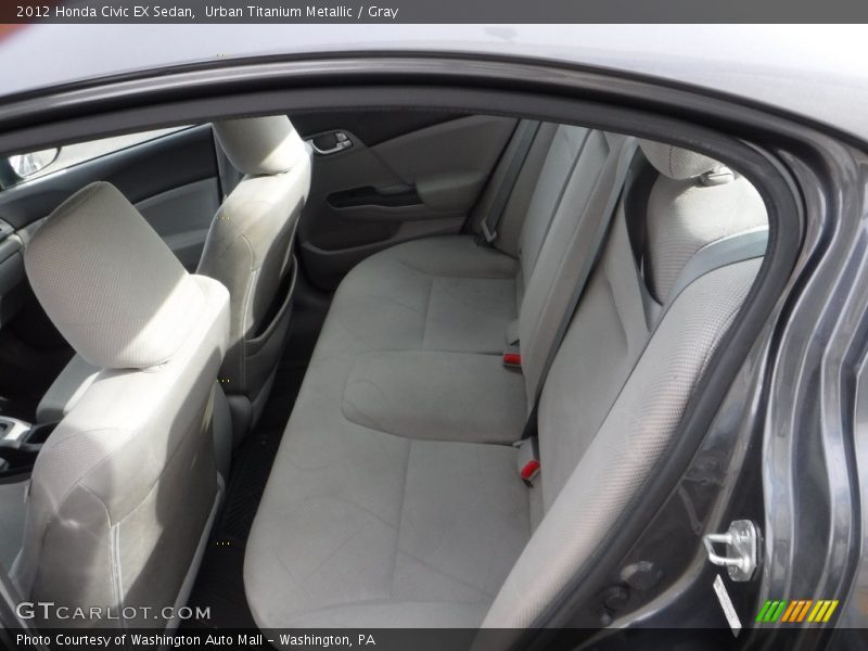 Urban Titanium Metallic / Gray 2012 Honda Civic EX Sedan