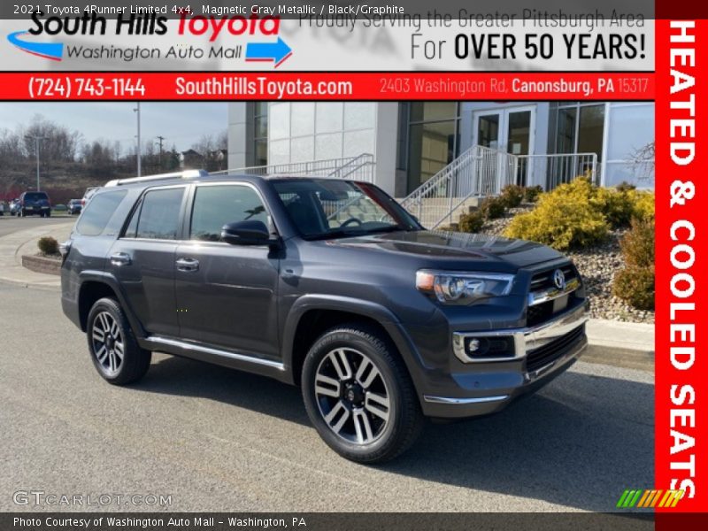 Magnetic Gray Metallic / Black/Graphite 2021 Toyota 4Runner Limited 4x4