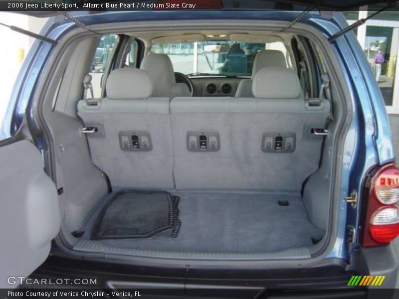 Atlantic Blue Pearl / Medium Slate Gray 2006 Jeep Liberty Sport