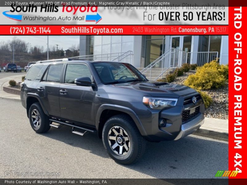 Magnetic Gray Metallic / Black/Graphite 2021 Toyota 4Runner TRD Off Road Premium 4x4