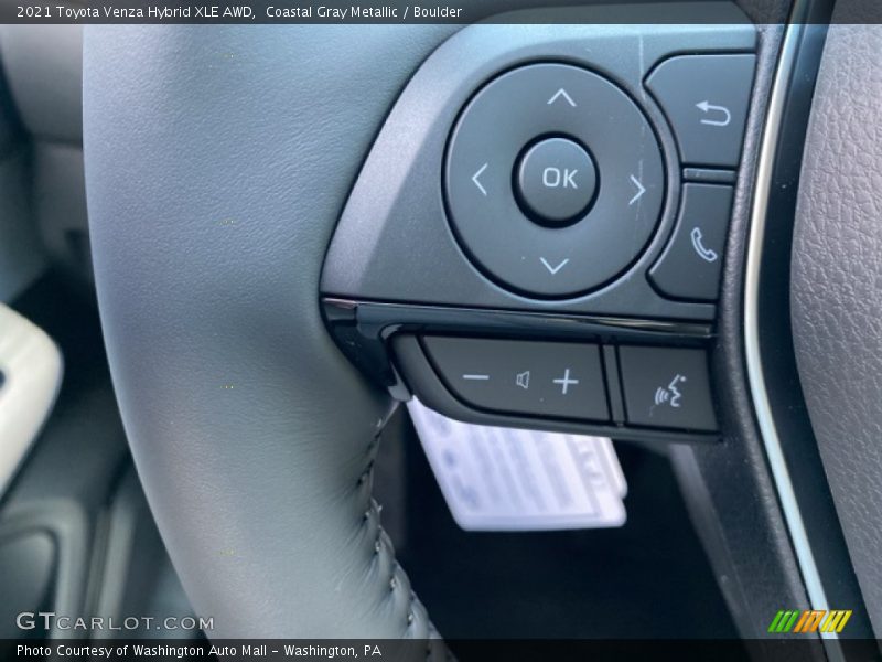  2021 Venza Hybrid XLE AWD Steering Wheel