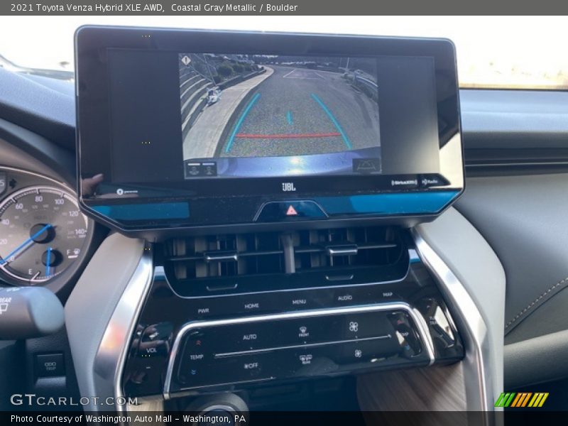Coastal Gray Metallic / Boulder 2021 Toyota Venza Hybrid XLE AWD