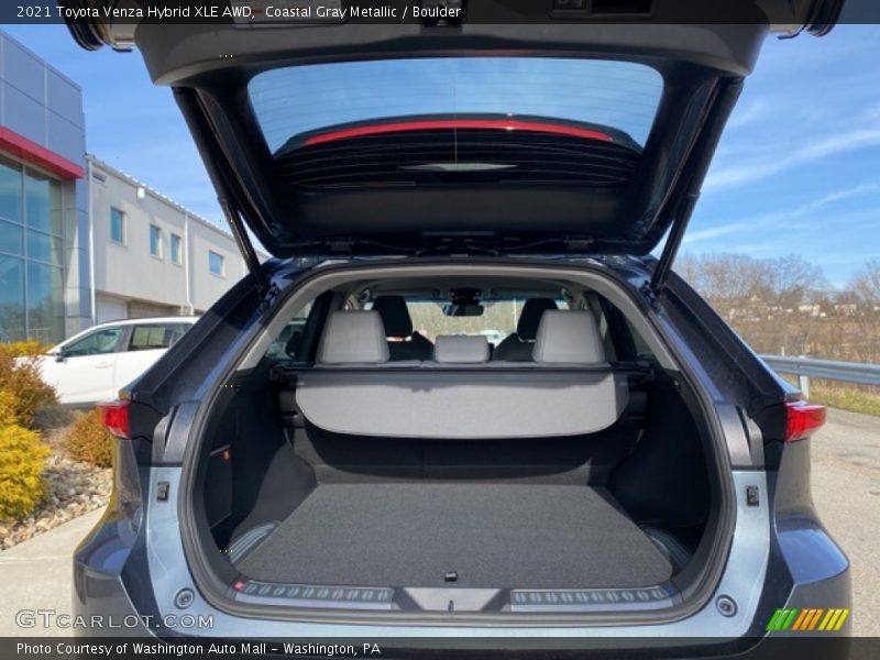 Coastal Gray Metallic / Boulder 2021 Toyota Venza Hybrid XLE AWD