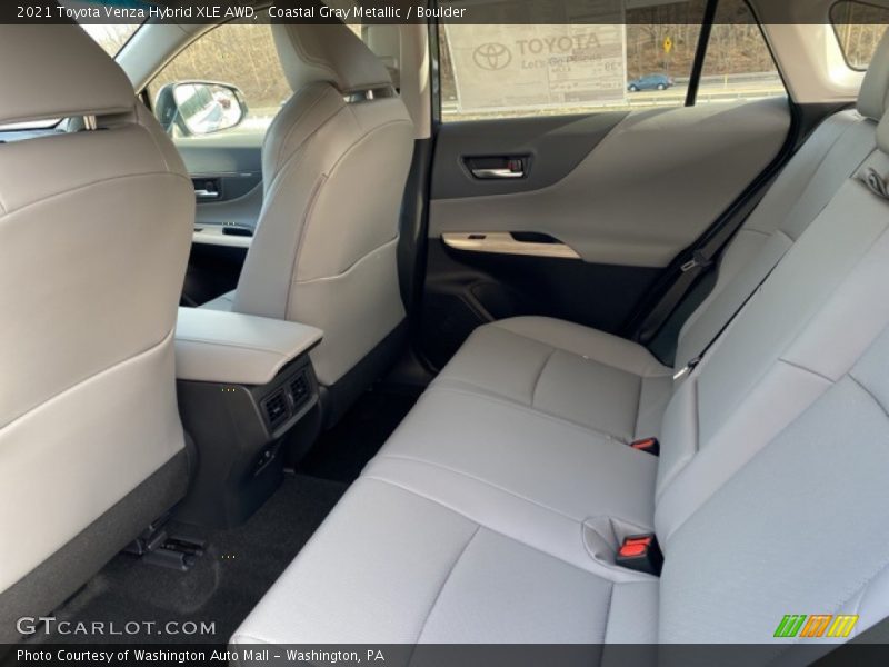 Coastal Gray Metallic / Boulder 2021 Toyota Venza Hybrid XLE AWD
