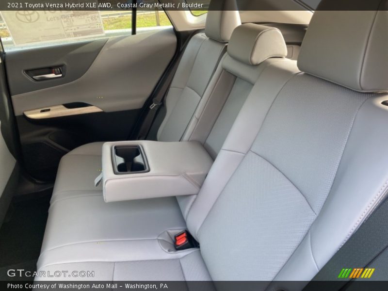 Coastal Gray Metallic / Boulder 2021 Toyota Venza Hybrid XLE AWD
