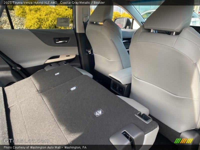 Coastal Gray Metallic / Boulder 2021 Toyota Venza Hybrid XLE AWD