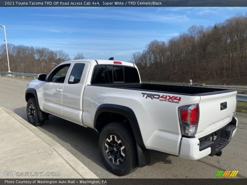  2021 Tacoma TRD Off Road Access Cab 4x4 Super White