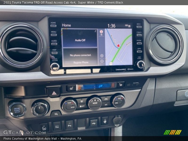 Navigation of 2021 Tacoma TRD Off Road Access Cab 4x4