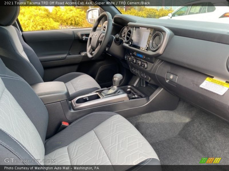 Front Seat of 2021 Tacoma TRD Off Road Access Cab 4x4