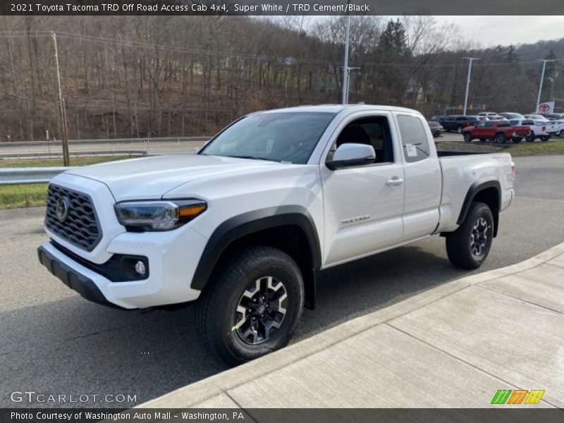 Front 3/4 View of 2021 Tacoma TRD Off Road Access Cab 4x4