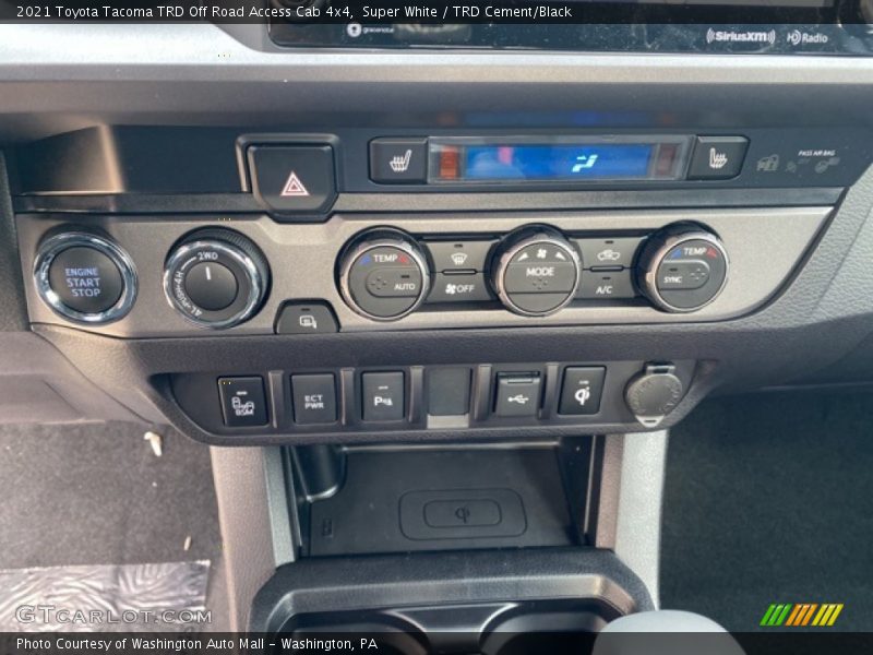 Controls of 2021 Tacoma TRD Off Road Access Cab 4x4