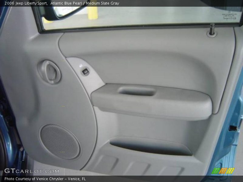 Atlantic Blue Pearl / Medium Slate Gray 2006 Jeep Liberty Sport