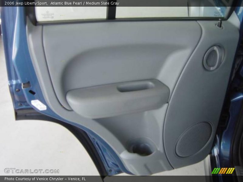 Atlantic Blue Pearl / Medium Slate Gray 2006 Jeep Liberty Sport