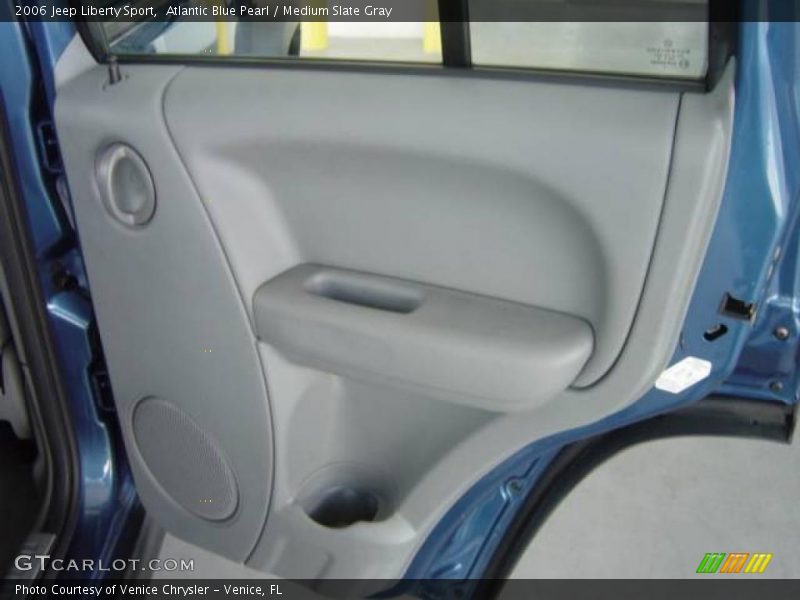 Atlantic Blue Pearl / Medium Slate Gray 2006 Jeep Liberty Sport