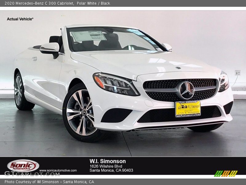 Polar White / Black 2020 Mercedes-Benz C 300 Cabriolet