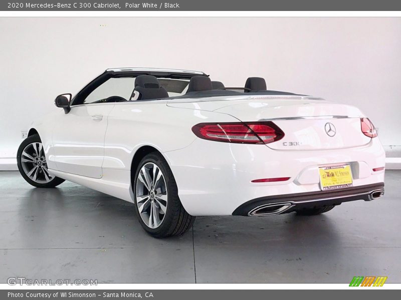 Polar White / Black 2020 Mercedes-Benz C 300 Cabriolet