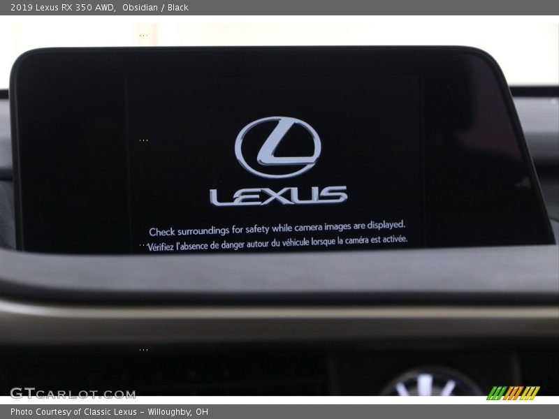 Obsidian / Black 2019 Lexus RX 350 AWD