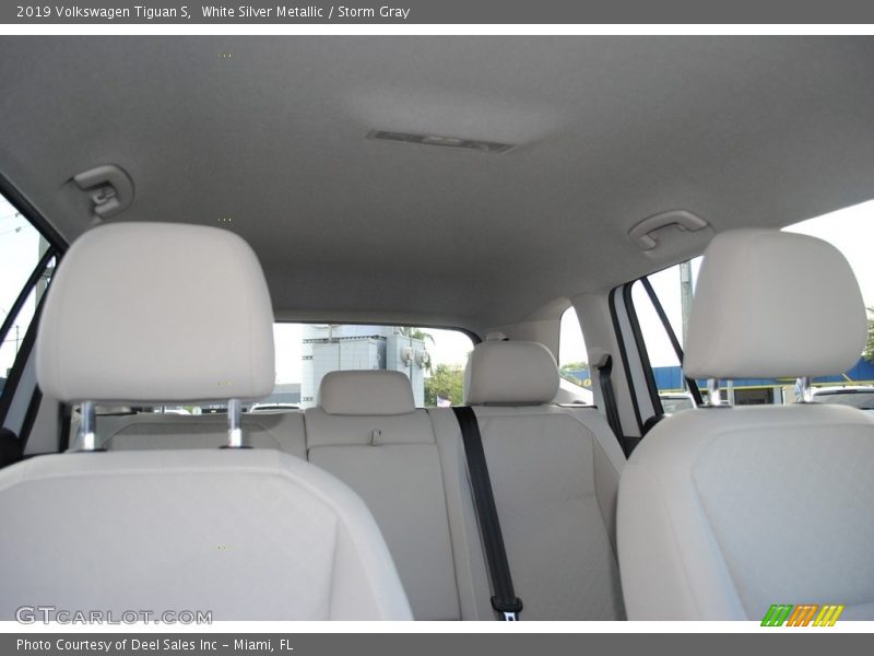 White Silver Metallic / Storm Gray 2019 Volkswagen Tiguan S