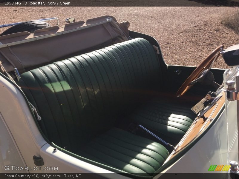 Front Seat of 1953 TD Roadster