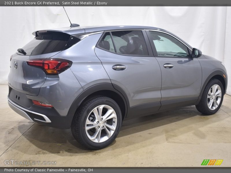 Satin Steel Metallic / Ebony 2021 Buick Encore GX Preferred