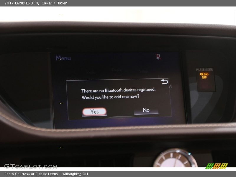 Caviar / Flaxen 2017 Lexus ES 350