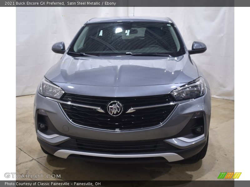 Satin Steel Metallic / Ebony 2021 Buick Encore GX Preferred