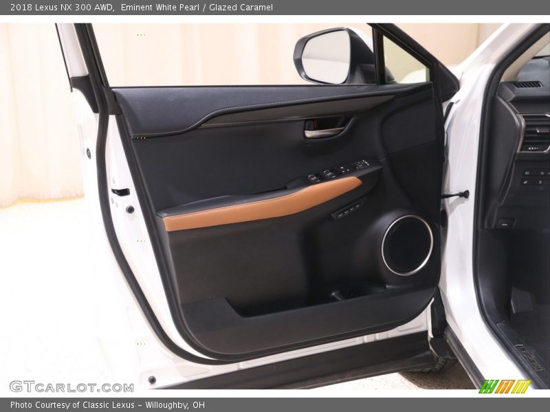 Eminent White Pearl / Glazed Caramel 2018 Lexus NX 300 AWD