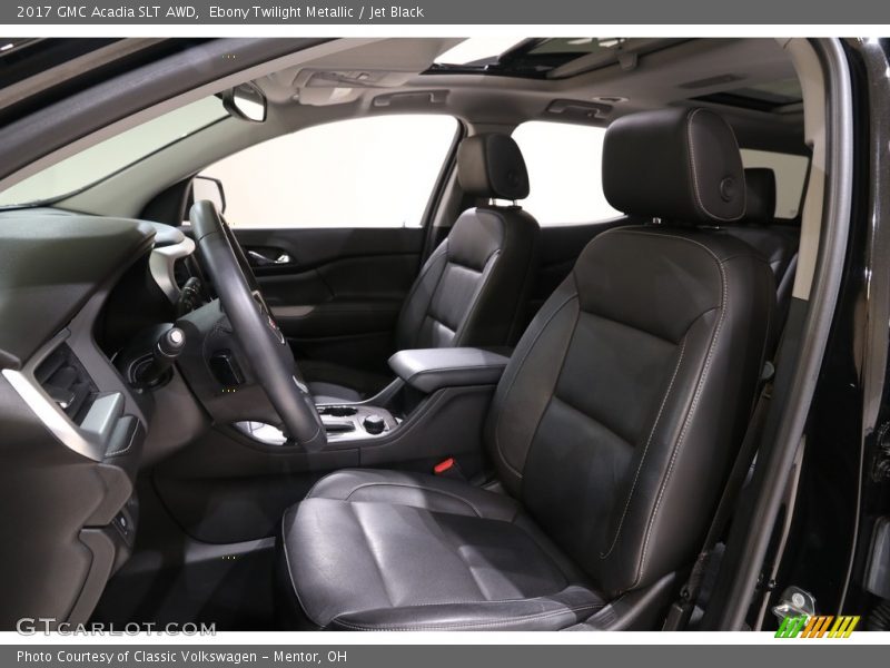 Ebony Twilight Metallic / Jet Black 2017 GMC Acadia SLT AWD