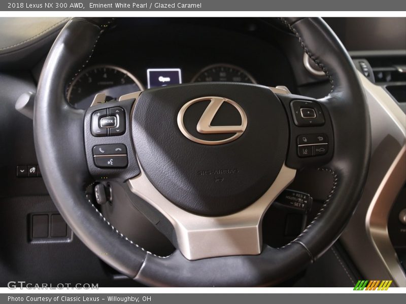 Eminent White Pearl / Glazed Caramel 2018 Lexus NX 300 AWD
