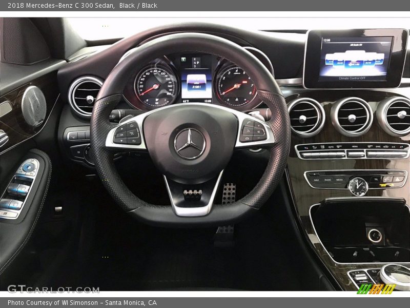 Black / Black 2018 Mercedes-Benz C 300 Sedan