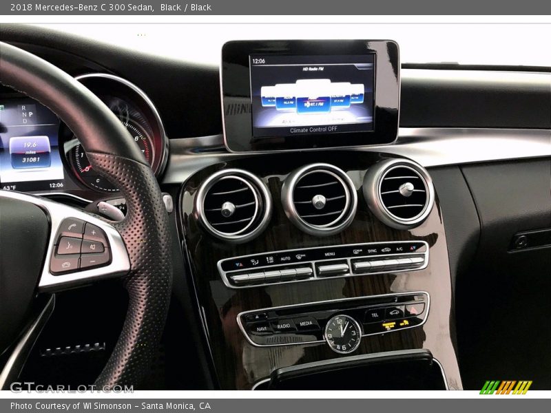 Black / Black 2018 Mercedes-Benz C 300 Sedan