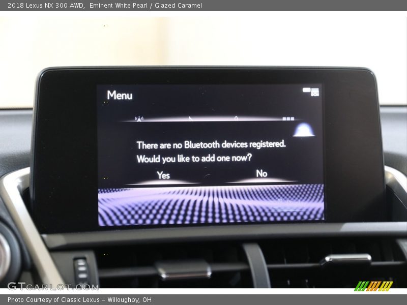 Eminent White Pearl / Glazed Caramel 2018 Lexus NX 300 AWD