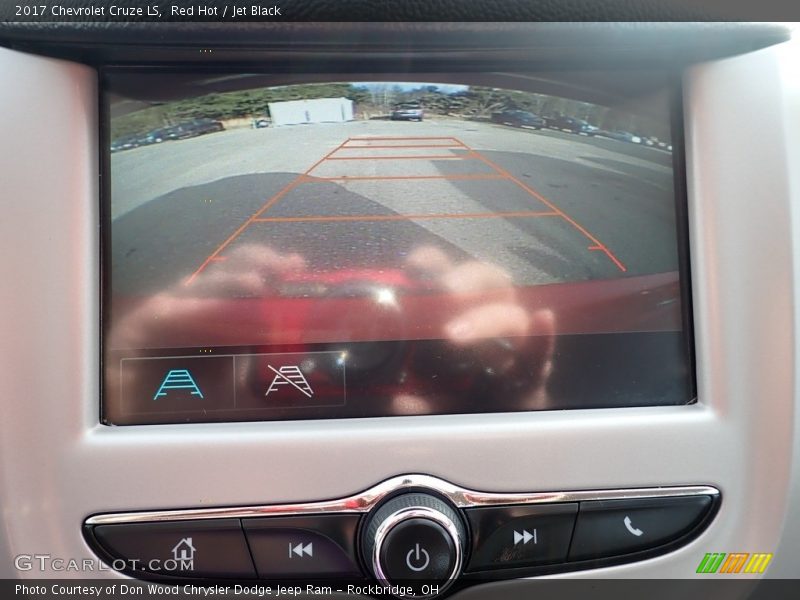 Red Hot / Jet Black 2017 Chevrolet Cruze LS